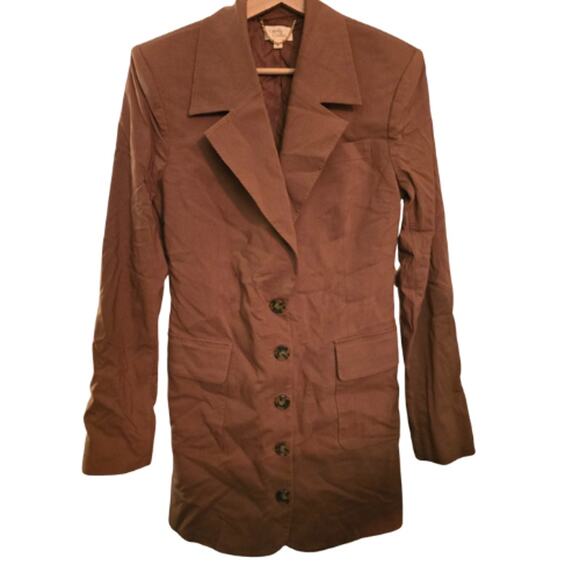 Camila Coelho Stanton Blazer Dress in Chocolate Brown – EUC Size Small - Picture 4 of 4